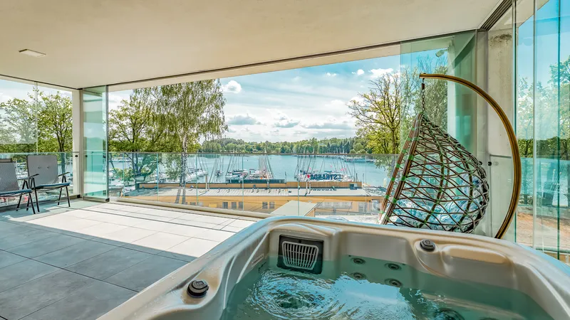 Z 2 sypialniami jacuzzi i sauną (B202) view 1